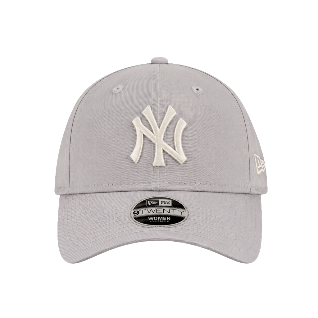 NEW ERA NEW YORK YANKEES WOMEN'S LEAGUE ESSENTIAL LIGHT GREY 9FORTY
