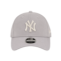 NEW ERA NEW YORK YANKEES WOMEN'S LEAGUE ESSENTIAL LIGHT GREY 9FORTY