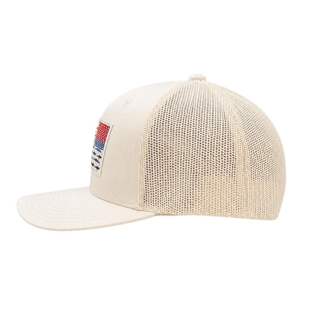 COLUMBIA PFG FISH FLAG MESH SNAPBACK