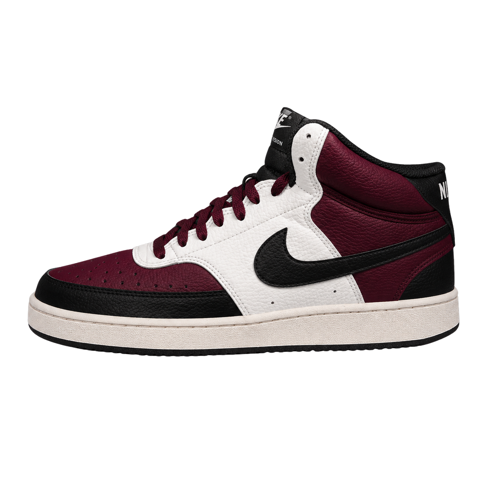 NIKE COURT VISION MID NEXT NATURE "DARK BEETROOT"