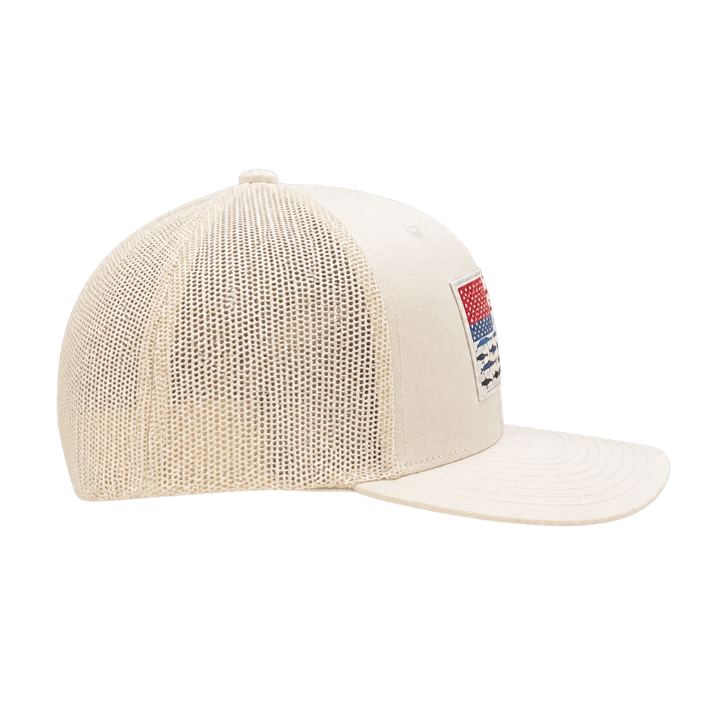 COLUMBIA PFG FISH FLAG MESH SNAPBACK