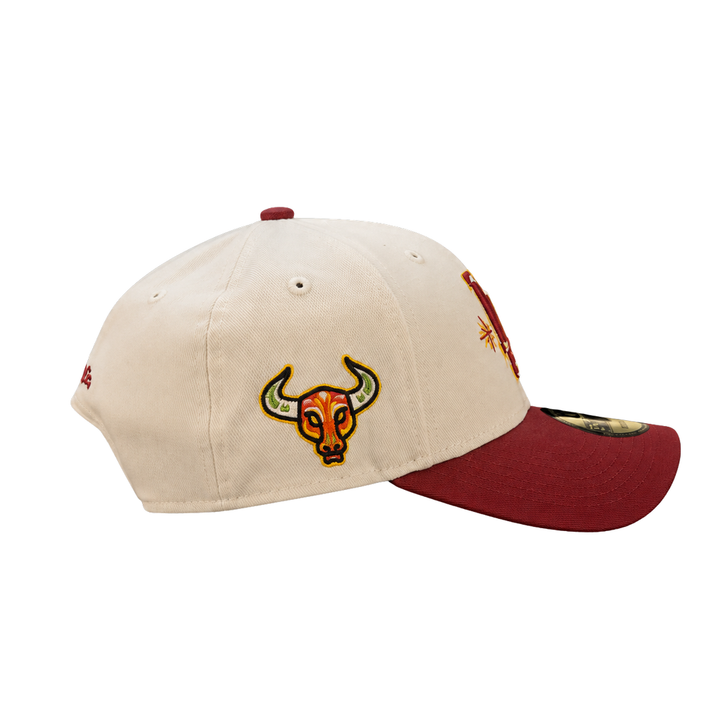 NEW ERA LOS ANGELES DODGERS CREAM BURGUNDY 9FORTY