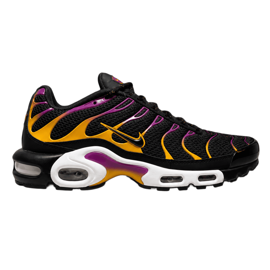 NIKE AIR MAX PLUS "BLACK UNIVERSITY GOLD VIOTECH"