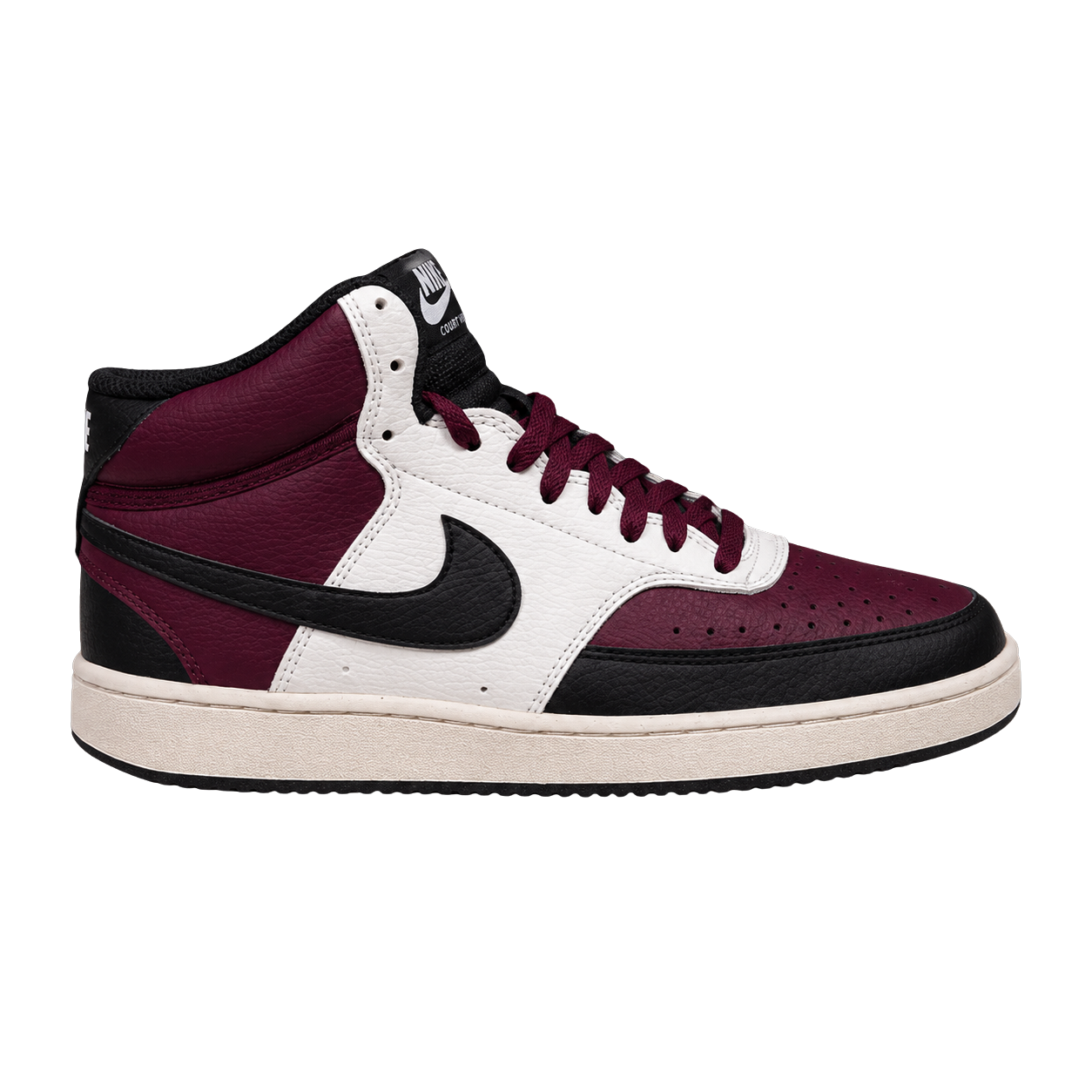 NIKE COURT VISION MID NEXT NATURE "DARK BEETROOT"