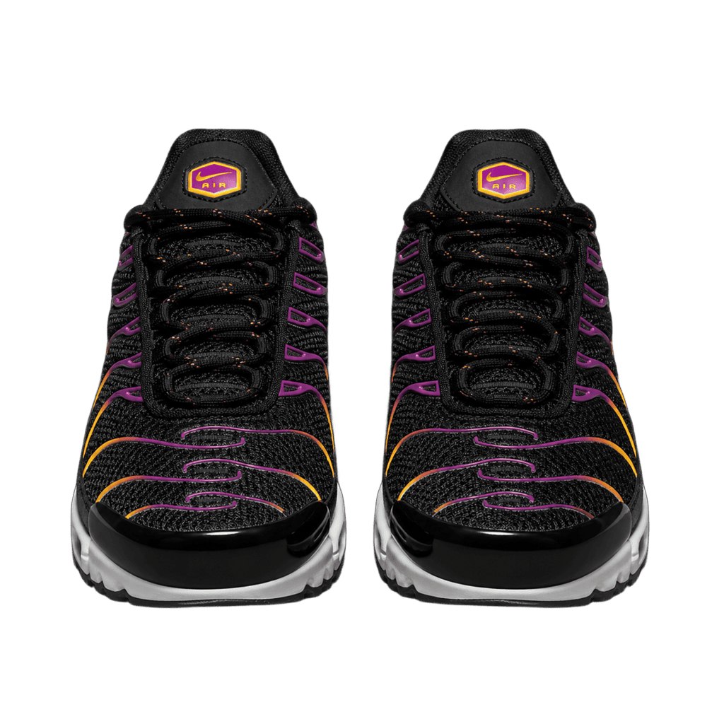 NIKE AIR MAX PLUS "BLACK UNIVERSITY GOLD VIOTECH"
