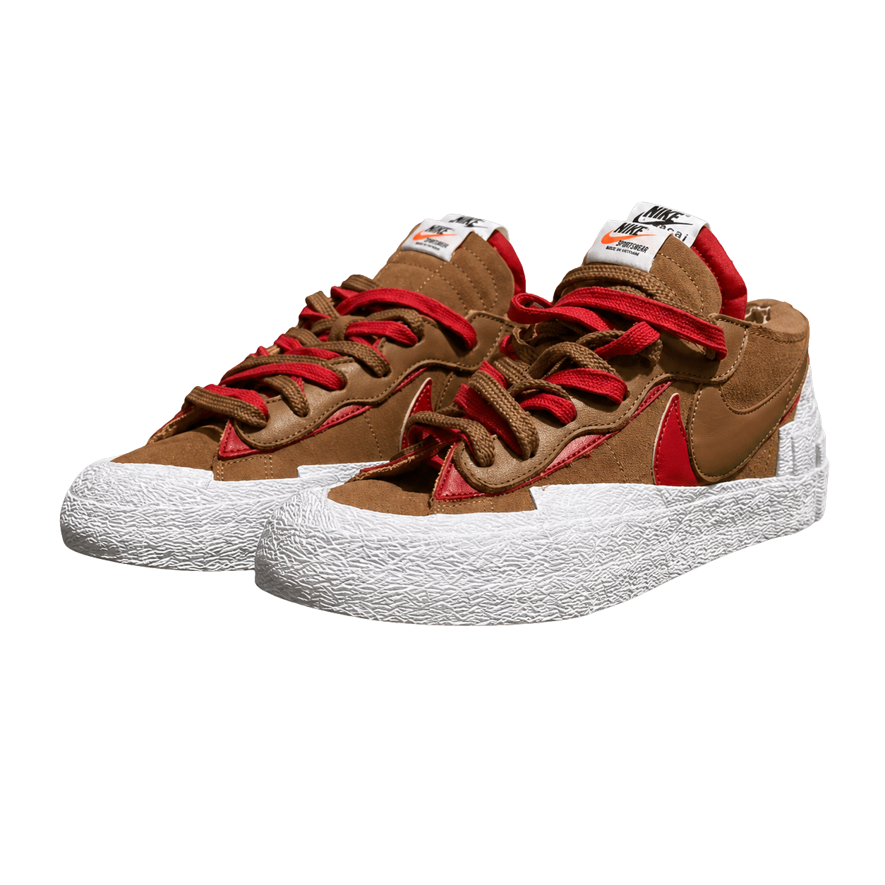 NIKE BLAZER LOW x SACAI "BRITISH TAN"