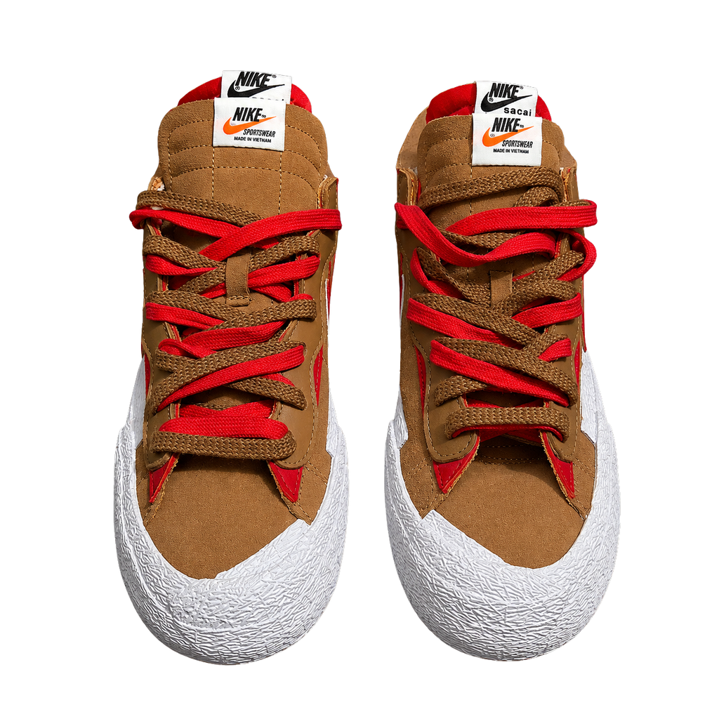 NIKE BLAZER LOW x SACAI "BRITISH TAN"