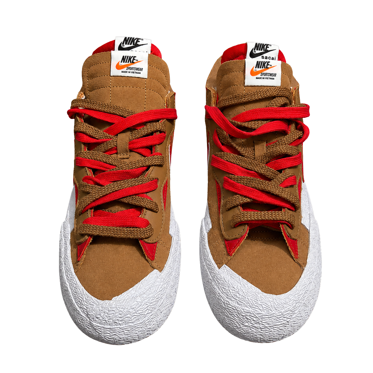 NIKE BLAZER LOW x SACAI "BRITISH TAN"