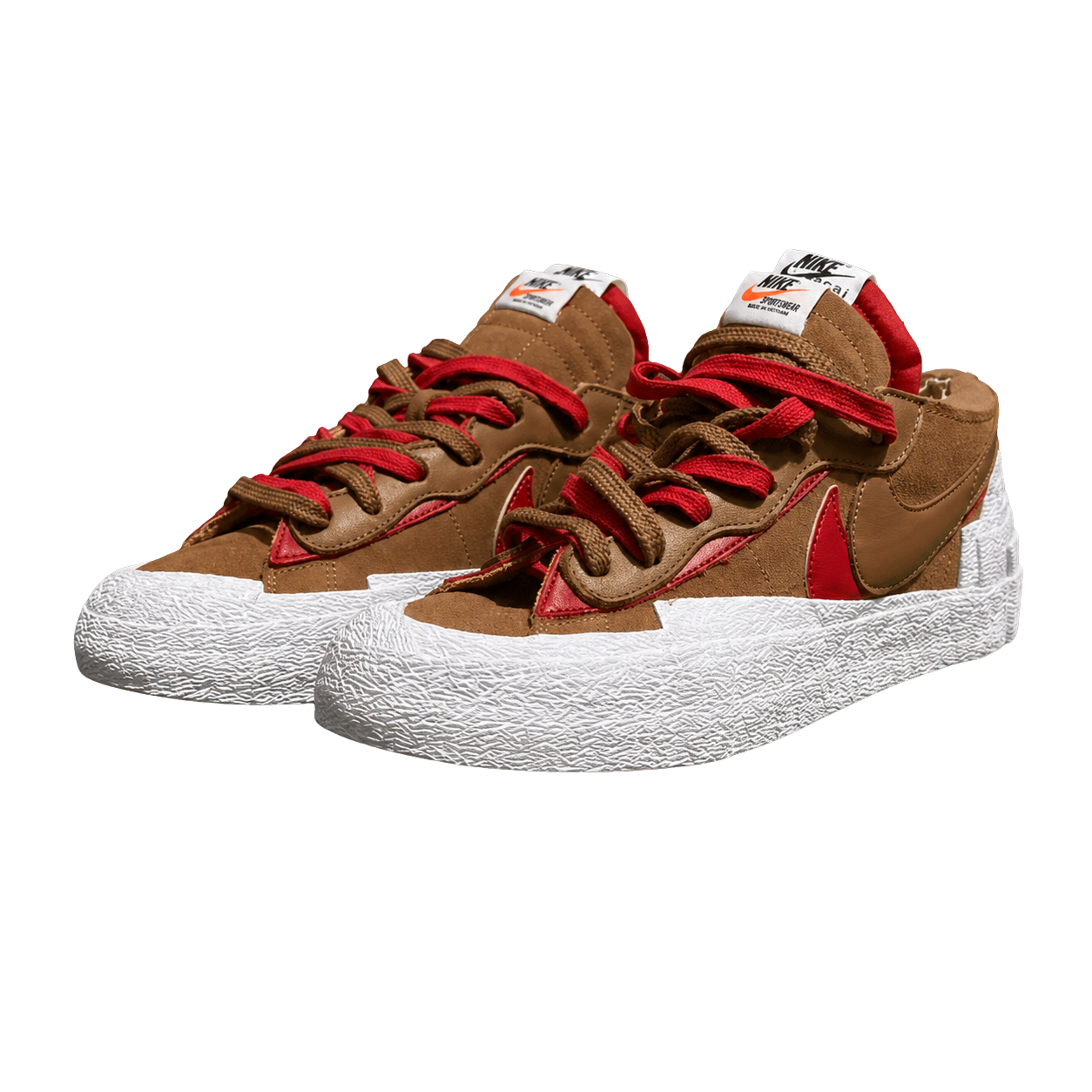 NIKE BLAZER LOW x SACAI "BRITISH TAN"