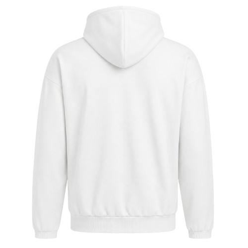 LACOSTE LOOSE FIT WHITE LONG-SLEEVE HOODIE